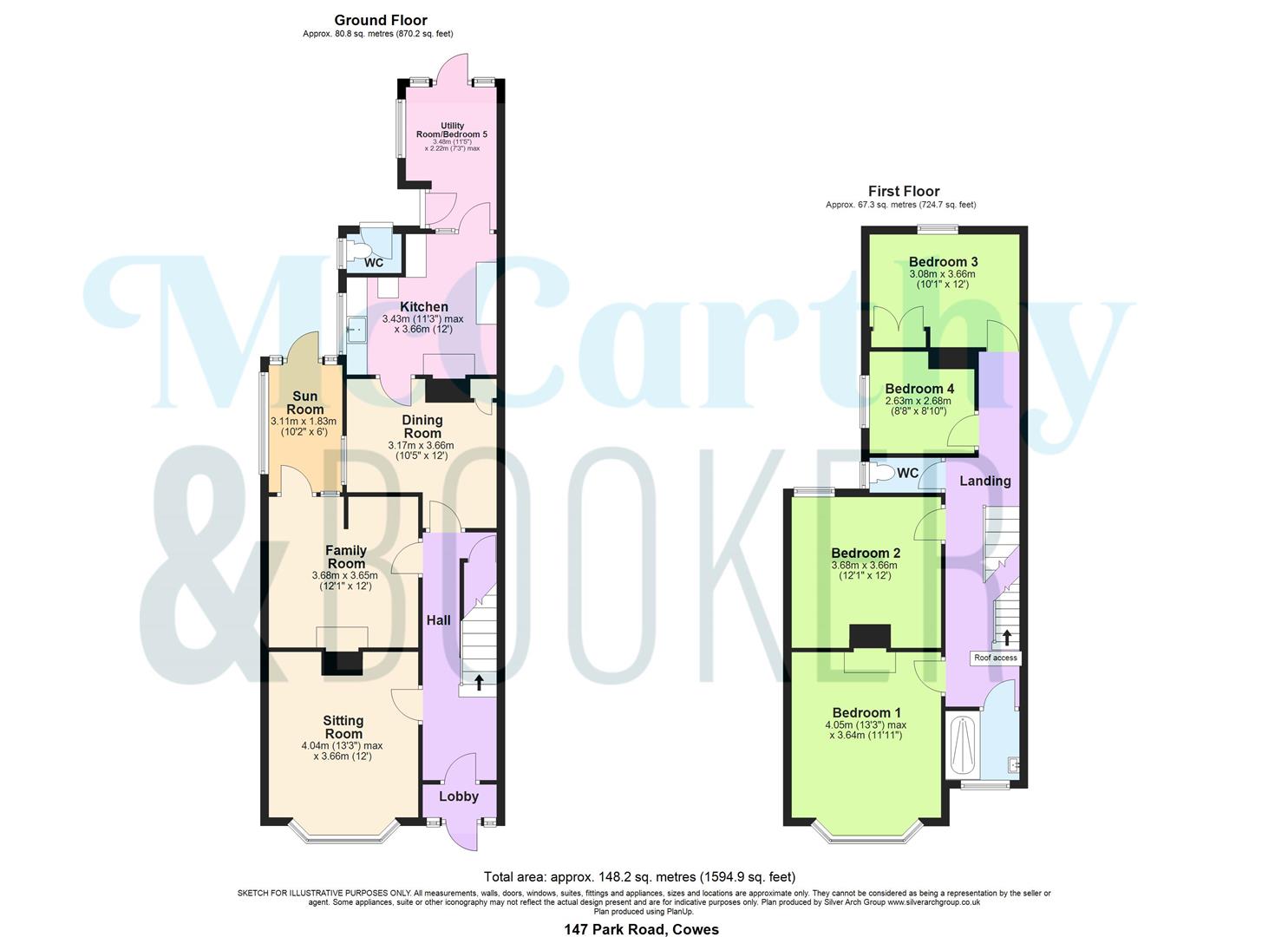 SUBSTANTIAL CHAIN FREE HOME - Park Road, Cowes floorplan